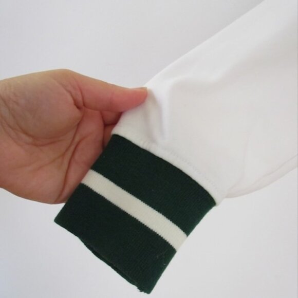 Ellsworth + Ivey Country Club Sweatshirt Sz S Tennis Racket Motif White & Green - Picture 7 of 11